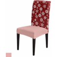 thumbnail image 4 of Chair Covers for Dining Room Set of 4,Winter Snowflake on Black Background Stretch Seat Protector Removable Washable Chairs Slipcovers for Kitchen Banquet Wedding Hotel,Abstract Geometric Art, 4 of 6