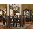 thumbnail image 2 of ACME 61158 2 Piece Versailles Curio Cabinet - Cherry Oak - 92 x 54 x 21 in., 2 of 4