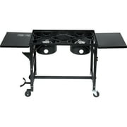 Barton Propane Double Burner Stove - 120,000 BTU Portable Outdoor Cooktop