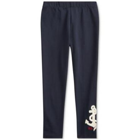 Polo Ralph Lauren Toddler Girls Anchor Stretch Jersey Legging,Choose Sz/Color Title: 4T/ Hunter Navy