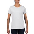 thumbnail image 1 of Gildan T-Shirt Ultra Cotton pour Femmes, m, Blanc, 1 of 2