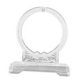 thumbnail image 2 of Expositor de Jade Ware de escritorio, minimalista, portátil, de diseño redondo, para joyas Blanco, 2 of 9