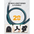 thumbnail image 2 of 20 Inch Tire Inflator Hose Adapter, Car Air Hose Self-Locking Air Chuck w/Tire Schrader Valve Fine Thread & Presta Valve Adapter, Quick Connect & Release for Pump Air Compressor Attachments, 2 of 7