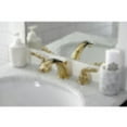 thumbnail image 2 of Kingston Brass KB962B Widespread Bathroom Faucet, Polished Brass, 2 of 5
