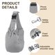 thumbnail image 3 of Transportador de perro Uxcell para perros pequeños y gatos de hasta 16.5 lbs, arnés de seguridad con hebilla ajustable y bolsillo, 3 of 6