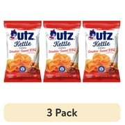 (3 pack) Utz Kettle Classics Smokin' Sweet BBQ Potato Chips, Gluten-Free, 7.5 oz Bag