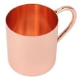 thumbnail image 4 of Moscow Mule Mug, 304 Stainless Steel Moscow Mug Cocktail Red Wine Mugs  Rounded Lip Ergonomic Handle For Coffee Wine, 4 of 8