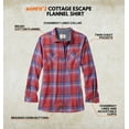 thumbnail image 2 of Legendary Whitetails Women's Cottage Escape Flannel Long Sleeve Plaid and Solid Color Clothes for Women, Fitted Button Down, 2 of 7