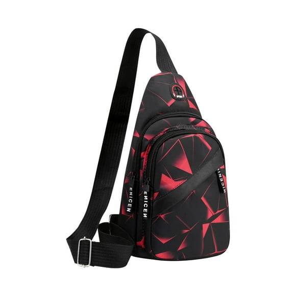 Outdoor Lights Christmas Decorations Chest Bag Mens New Fashion Messenger Bag Lightweight Outdoor Sports Leisure Couple Shoulder Bag Double Layer Large Outdoor Christmas Decorations