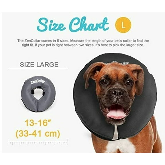 ZenPet Pro-Collar Inflatable Recovery Collar - Large - 1 count