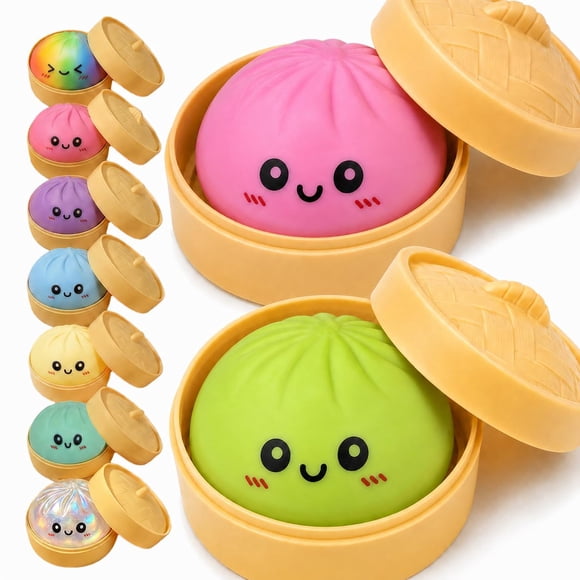 Juguetes antiestrés Stantam Dumpling Squishies 2 piezas