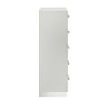 thumbnail image 4 of New Classic Furniture Europa Wood 5-Drawer Vertical Chest in White, 4 of 8