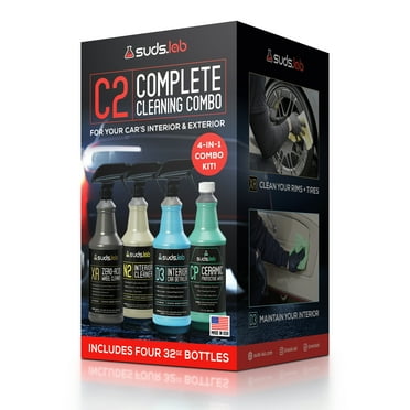 Suds Lab C2 Complete Cleaning Combo including D3, N2, XA, and CP