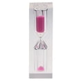 thumbnail image 2 of 3 tiempo de tiempo de tiempo de Acrylic Claro Sandglass Arena Temporizador Decaroción Rosado Sunnimix Reloj de arena, 2 of 8