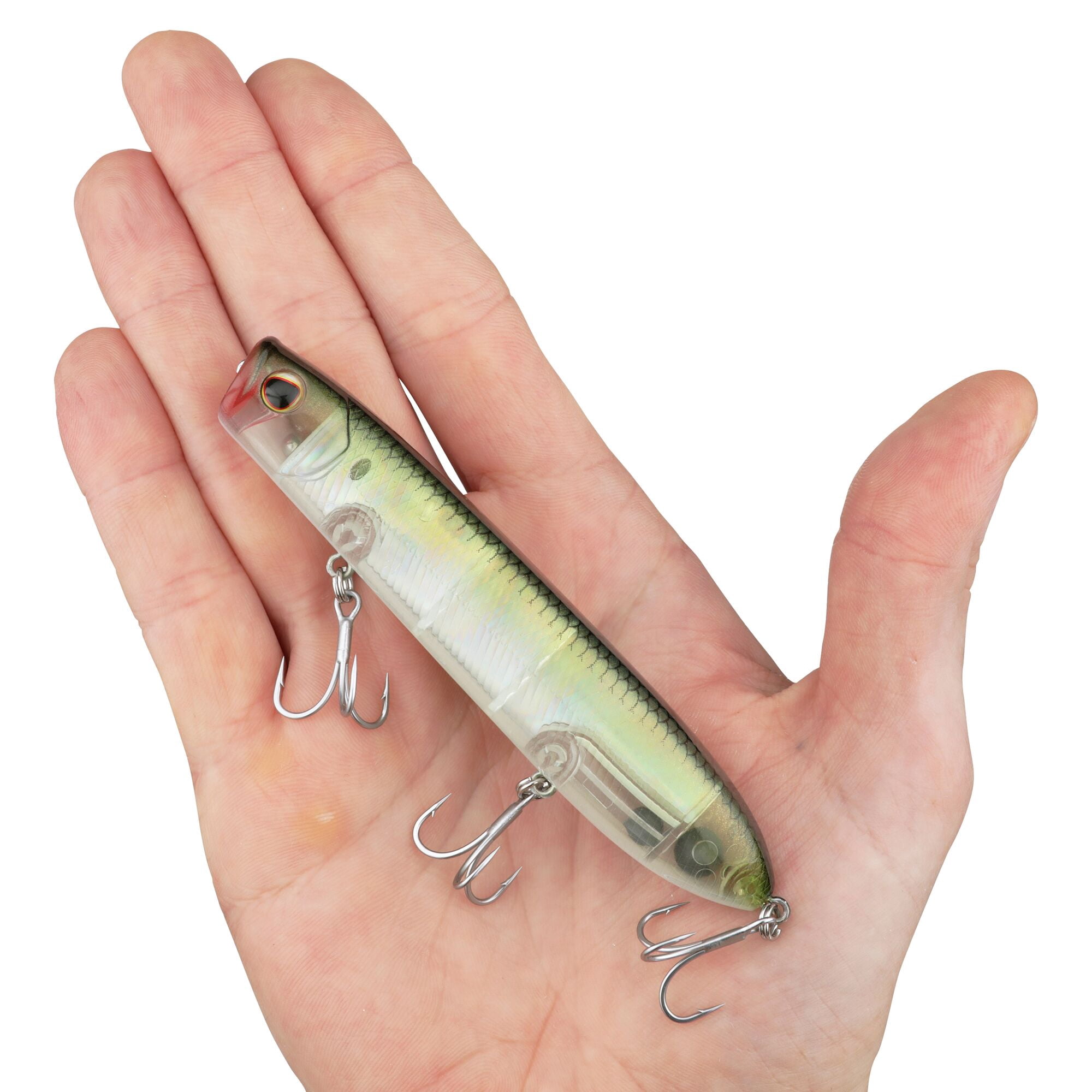 Berkley Cane Walker Saltwater, 4.3 in, Topwater Baits, HD Pilchard (1 Count)