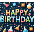 thumbnail image 4 of Colorful Theme Happy Birthday Banner Party Backdrop Decorative Design for Kids Party Photo Shoot Indoor Decoration, 4 of 8