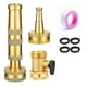 thumbnail image 1 of Garden Hose Nozzle and Hose Shut Off Valve Kit,3/4Inch Garden Hose Shut Off Valve with 4 Rubber Was, 1 of 5