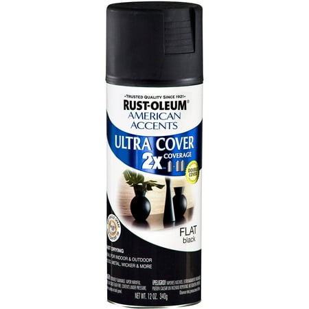 Rust-Oleum Flat Black Ultra Cover 2x
