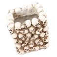 thumbnail image 3 of Portalápices ANGGREK Calavera Blanca Decoración de Oficina, 3 of 8