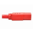 thumbnail image 2 of Eaton Tripp Lite Series Heavy-Duty PDU Power Cord C13 to C14 15A 250V 14 AWG 3 ft. 0.91 m Red, 2 of 3