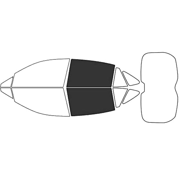 Rvinyl Window Tint Kit Compatible with Toyota Venza 2021-2023 - Back Precut Kit - 20%