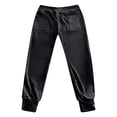 thumbnail image 4 of Leggings for Women Tummy Control High Waist Stretchy Running Jogger With Pockets Athletic Women's Yoga Pants,Black,M, 4 of 5