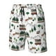 thumbnail image 4 of Fotbe Camping Caravan 2 Trajes de Baño Estampados para Hombre, Shorts de Verano de Secado Rápido, Ropa de Playa, Bañadores-Large, 4 of 6
