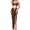 Brown, variant on Women'S Boho Floral Patchwork Slit Ruched Bodycon Skirt Fashionable Covering Thigh Slit Ruffle Long Skirts