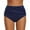 Navy Blue, variant on pxiakgy tankini bathing suits for women women high waist ruched bikini bottoms tummy control swimsuit briefs pants black + l
