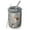 Beagle And Dog, variant on 12oz Coffee Tumblers Basset Hound Dog and Flower-1 Stainless Steel Vacuum Insulated Travel Tumbler Coffee Cups Mug with Lid and Straw with Cleaning Brush for Cold & Hot Drinks