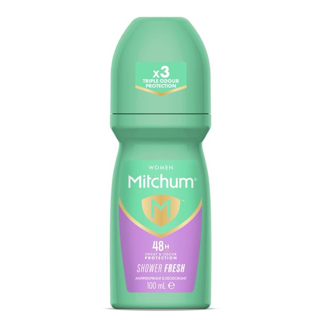 Desodorante Roll-On Mitchum para mujer, protección de 48 horas, 100 ml, 2 unidades
