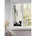 thumbnail image 4 of Abstract Window Privacy Film Forest Walking Bear Family Pine Tree Silhouette Decorative Glass Window Film UV Blocking Static Cling Non-Adhesive Sticker Covering for Home Door 23.6 x 59 inches, 4 of 8
