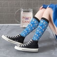 thumbnail image 6 of JUNZAN Fun Novelty Knee Warmer High Socks Gnomes in USA Design, 6 of 7