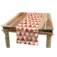 thumbnail image 1 of Abstract Table Runner, Triangle Geometric Forms in Watercolors Style Paintbrush Effects Art Picture, Dining Room Kitchen Rectangular Runner, 3 Sizes, by Ambesonne, 1 of 2