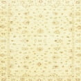 thumbnail image 1 of Ahgly Company Indoor Square Abstract Brown Gold Oriental Area Rugs, 6' Square, 1 of 6