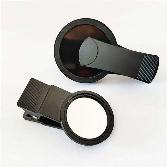 Clip Solar para Teléfono Película para Eclipse Solar Película Solar para Teléfono Móvil Manchas Solares Eclipse Solar para Teléfono Móvil Diámetro Exterior 58MM