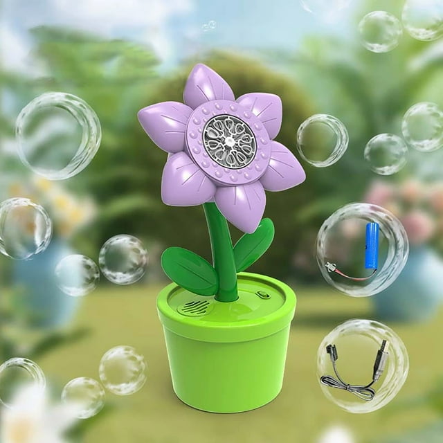 Hxlamzoo Jouets pour Enfants Machine à Roses Automatique - Jouet de Jardin Extérieur pour Enfants avec Jouets Colorés Liquidation