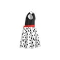 thumbnail image 5 of Cruella Déguisement Enfants Cruella Deville Robe Filles Noir Blanc Veste Robe pour Tenue d'Halloween (Robe, 130cm), 5 of 5
