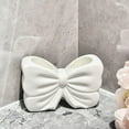thumbnail image 4 of Bow Tooth Brush Holder for Bathroom, Toothpaste Holder for Bathroom Bowtie Toothbrush Holder with Cute 2 Slots, Home Countertop Accessories for Bathroom Bow Decor Portable Quick Dry (White), 4 of 12