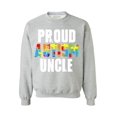 thumbnail image 1 of Awkward Styles Proud Autism Uncle Sweatshirt Autism Awareness Sweater Autism Uncle Sweatshirt Autism Awareness Gifts Autism Sweater for Men Family Autism Sweatshirts Support Sweater Gifts for Uncle, 1 of 5