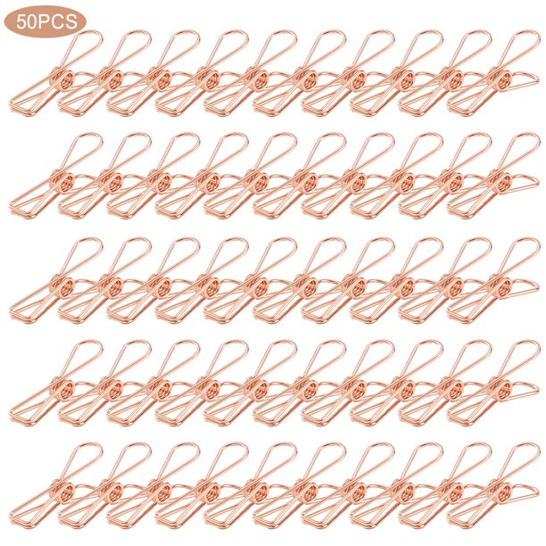 20/30/40/50 Uds. Pinzas para ropa multiusos Clips para colgar ropa Metal para lavandería