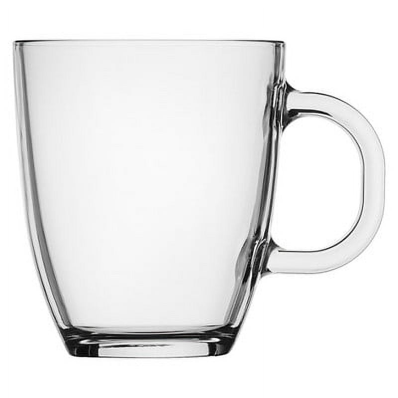 Jumbo Glass Clear Drinking Mug – Bold and Beautiful Coffee Bar