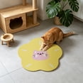 thumbnail image 3 of Cat Scratching Boards, Wall Mounted or Flat, Cat Toy, Cute Floral Design Cat Scratcher Mat Cardboard Scratching Pad for Indoor Cats Wall Stick Furniture Protector Gifts for Pets, Pink, 3 of 5