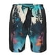thumbnail image 3 of Balery Artistic Moon Valley Wolf Traje de Baño Estilo Hawaiano para Hombre, Shorts de Secado Rápido con Bolsillos-3X-Large, 3 of 6