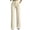 Beige#2, variant on Dress Pants Women Solid Button Closure High Waisted Straight Leg Pants with Pockets Formal Elegant Business Office Dress Pants