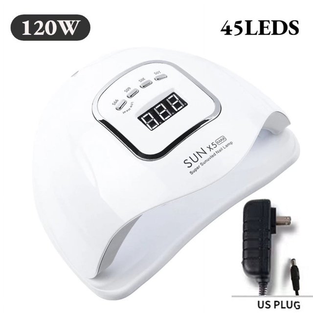 Lámpara de uñas ENTASSER X5Max 120 W fototerapia inducción inteligente secador esmalte