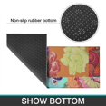 thumbnail image 6 of Colorful Patchwork Pioneer Flower Pattern Kitchen Rugs Sets Of 2,Anti Fatigue Kitchen Mat Rugs Non Slip Washable,Decorative Kitchen Floor Mats for Kitchen,Sink,Laundry,17"x30"+17"x47", 6 of 7