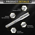 thumbnail image 4 of Uxcell Hand Taper Tap 3/8-24 UNF 2B Thread Taper Style Taps Straight Flute Screw Tapping Threading Tool, 4 of 6