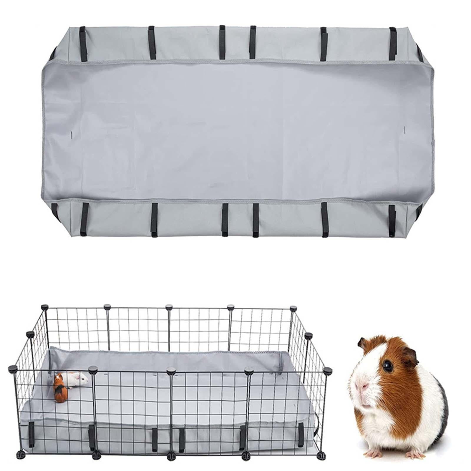 Guinea Pig Cage Tarp Bottom Guinea Pig Cage Liner Base for Hedgehogs Hamster white