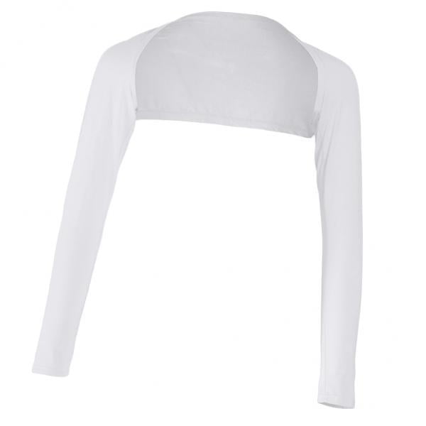 2x Elegante De Una Pieza De Manga Larga Cubierta De Brazo Encogimiento De Hombros Hijab Musulmán Blanco Sunnimix Encogimiento de hombros musulmán